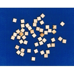 SKLEJKA #3mm Kwadraty 1cm   (  komplet  50szt  ) kwadraciki 10mm
